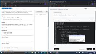 Sum OR Difference | DIFFSUM | Beginner | CodeChef (#2)