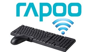 รีวิว KEYBOARD MOUSE RAPOO WIRELESS COMBO Bk 1830 x1830