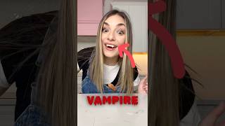 You didn’t know turning into a vampire was this easy!! 😱👀 #vampire #halloween