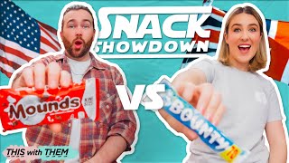 AMERICAN CANDY VS UK CANDY WHICH IS BETTER?! 😲SNACK SHOWDOWN!