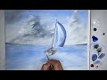 how to paint a boat step by step painting tutorial acrylic painting ideas artwork art