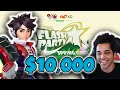 I entered a $10,000 Flash Party tournament!