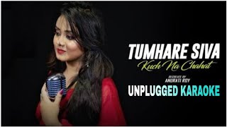 Tumhare Siwa_Unplugged Karaoke |Tum bin | Udit Narayan & Anuradha Paudwal Hindi Unplugged world