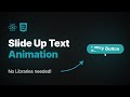 Slide Up Text on Hover | React CSS Animation Tutorial (without libraries)