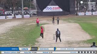 Team Ninjas vs AXOM 11 Live Cricket Match | TBO.COM TRAVEL FRATERNITY CRICKET LEAGUE 2025 Live - La