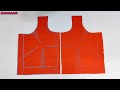 simple blouse cutting 4 tucks blouse cutting english subtitles stitch by stitch