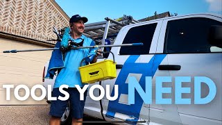 The window cleaning tools you NEED to GET STARTED, with MINIMUM BUDGET!