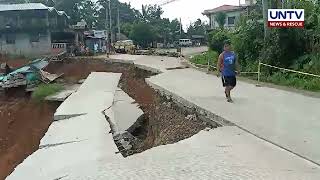 Isang bahay at kotse, nasama sa gumuhong lupa sa Brgy. Kabungahan Labo, Cam Norte, Dec. 11.