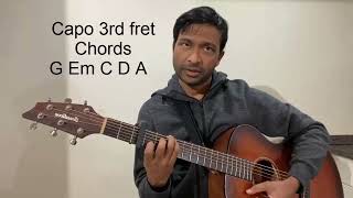 Naino Ne Baandhi Kaise Dor Re Guitar lesson/chords | Gold | Akshay Kumar | Mouni Roy | Sada Acoustic