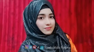 Main Hussain Ibn e Ali Hun | Syeda Nida Fatima | Manqabat | Faislabad | Live Video.....