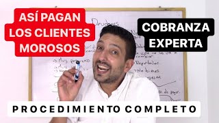 Clientes morosos CÓMO COBRARLES 📍 Procedimiento completo para cobrar por teléfono y con visitas