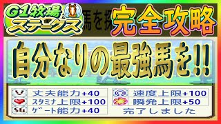 【G１牧場ステークス】血統馬解説とおすすめ血統馬、遺伝因子の組み合わせ！！【カイロソフト】～完全攻略～＃９