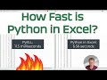 How Fast is Python in Excel?
