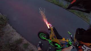 Pocket Dirt Bike INSANE FLAMES !!!