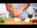 how to make bruschetta with mozzarella and pesto