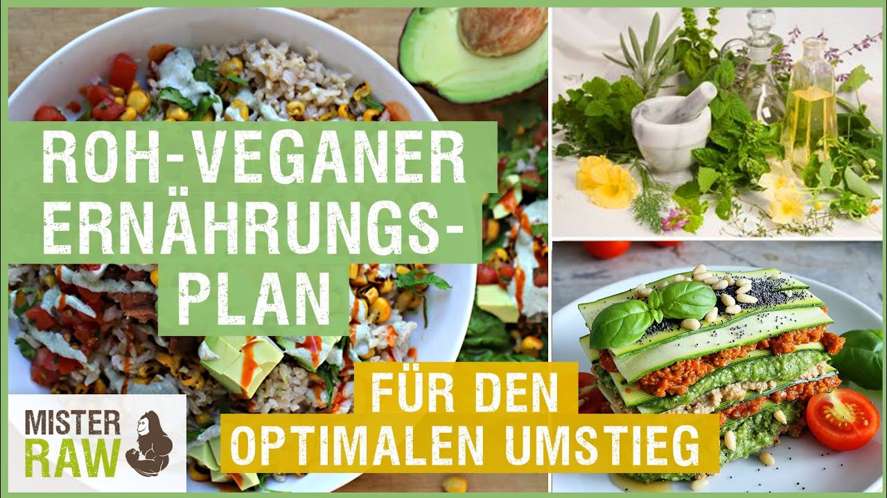 Roh-veganer Ernährungsplan Für Den Optimalen Umstieg - YouTube