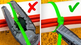 USEFUL ZIP TIE HACKS THAT WORK EXTREMELY WELL