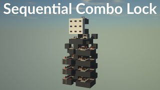 Minecraft Java/Bedrock | Sequential Combo Lock Tutorial