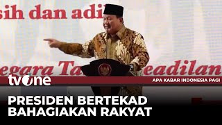 Presiden Prabowo Ingatkan Semua Pihak Untuk Menghargai Rakyat | AKIP tvOne