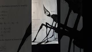 Traumatizing My Math Teacher #art #horror #drawing #virashorts