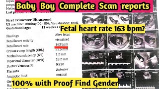 Baby Boy Complete Scan reports | ನನ್ನ ಗಂಡು ಮಗುವಿನ ಕಂಪ್ಲೀಟ್ ಸ್ಕ್ಯಾನಿಂಗ್ ರಿಪೋರ್ಟ್ | FHR, Placenta