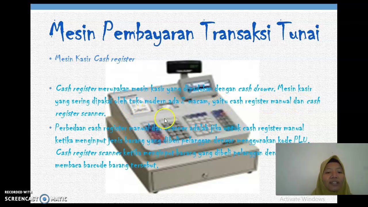 Materi Mesin Pembayaran Transaksi Tunai Dan Non Tunai_administrasi ...