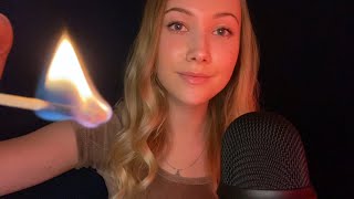 ASMR Match Lighting | Follow The Flame (Whispering)