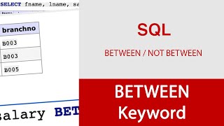 Understanding 'Between' and 'Not Between' Keywords as an Alternative to 'Or' and 'And' in SQL