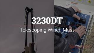 Geoprobe® 3230DT Features - Telescoping Winch Mast