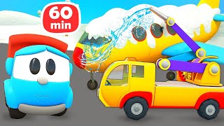 Car cartoons full episodes & Street vehicles cartoon for kids. Leo the Truck & cars for kids.