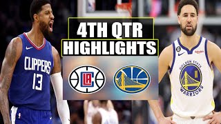 Golden State Warriors VS Los Angeles Clippers 4TH QTR  Feb 14, 2024 Highlights |