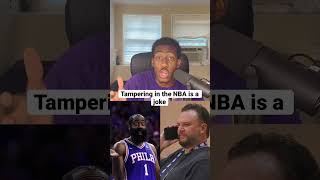 Tampering in the NBA is a joke #nba #tampering #jamesharden #sixers #shorts