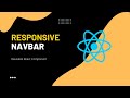 Responsive NavBar | React Component | NavBar.js 🧭