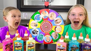 Mystery Wheel of Youtubers Pick Our Slime Ingredients!!