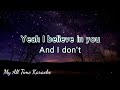 stigmatized the calling karaoke version