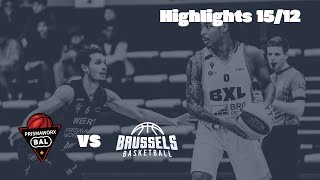 Brussels Basketball vs PrimaWorkx BAL - Game Highlights - Sunday 15 December 2024