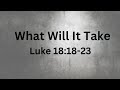What Will It Take | Pastor Ervin D. Powell | New Vision Church Ministries NC 