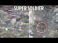 Single heroic Ukrainian soldier will NOT give up ground as he fights off wave of Russian troops