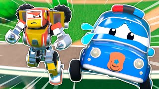 🚔 Robot Police Car Rescues Missing Baby Truck! Solve the mystery! | Safety Cartoons for Kids
