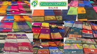 T Nagar Pachaiyappas Silks Pongal Collections Silk Cotton|| Semi Mysore silk|| Dola Silk||Assam Silk