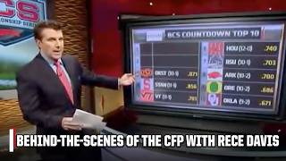 Rece Davis gives the BEHIND-THE-SCENES of revealing the 12-team CFP bracket 👀 | ESPN Originals