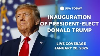 Donald Trump inauguration ceremonies, executive order signings