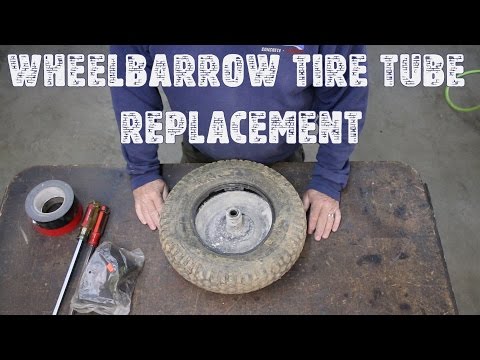 Wheelbarrow Tire Tube Replacement Wheelbarrow Tire Tube Replacement