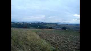 RTCN Kraków/Chorągwica - broadcast mast and panorama, southern side (old video)