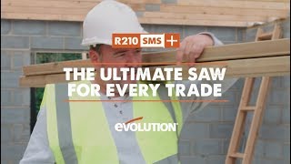 Plus Range | A Guide to the Evolution Mitre Saw | Integrated Carry Handle | R210SMS+