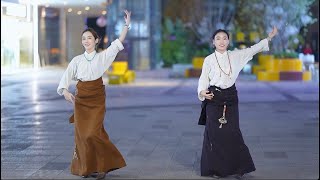 Beautiful Tibetan dance women, beautiful Tibetan song \