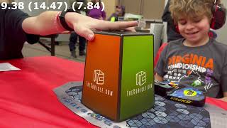 8.85 3x3 PR Average of 5 | 16th in Virginia! | MoCo Cubing Winter 2024