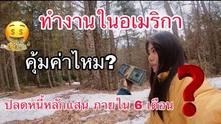 ทำงานในอเมริกา แค่ 6 เดือน ปลดหนี้หลักแสนได้?💰 | ทำงานในอเมริกา | คุ้มค่าจริงไหม 💵