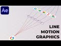 Line Motion Graphics Animation in After Effects - After Effects Tutorial #3