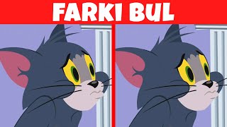 FOTOĞRAFLI BULMACALAR : Tom ve Jerry 🐭|😾 ile Farkları Bulabilir misin?| Eğlenceli Bulmacalar